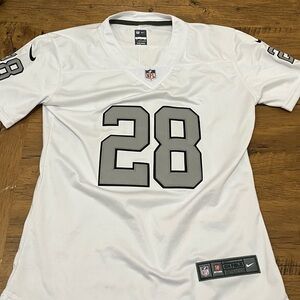 Nike Kids White and Gray Jersey